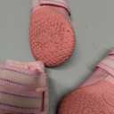 QUMY Dog Shoes for Large Dogs, Medium Dog Boots & Paw Protectors for Winter Snowy Day, Summer Hot Pavement, Water-Resistant in Rainy Weather, Outdoor Walking, Indoor Hardfloors Skid-Resistant Sole (Size 1: 1.8''x2.3''(W*L) (Pack of 4))