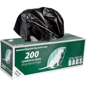 Zero Waste USA - 200 Commercial Grade Dog Waste Station Refill Roll Bags - (Most Popular) - 40% Thicker than competitor brands - Fits Any Dog Waste Station - 1 Roll of 200 bags per roll