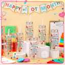 Skylety 24 Pack Occupational Therapy Gifts Cups Bulk, OT Month Appreciation Gifts, Plastic Cups with Lids and Straws for OT Doctor Nurse Occupational Therapy Assistant Employee Staff Party Supplies