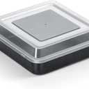 TeamFar 9x9 Inch Square Cake Pan with Lid, Non-Stick Square Baking Roasting Pan, with Stainless Steel Core for Cooking Brownie Lasagna, Non-Toxic & Heavy-Duty, Release & Clean Easily (1 Pan+1 Lid)