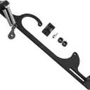Throttle Cable Bracket for 4150 4160 Series Adjustable Carburetor Bracket Aluminum Throttle Brackets (Black)