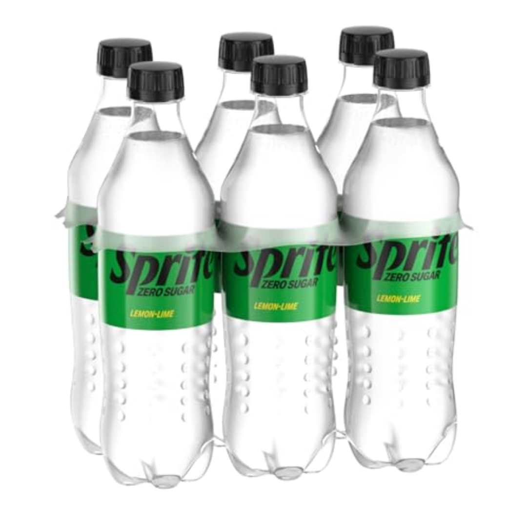 Sprite Zero Sugar Lemon Lime Diet Soda Pop Soft Drinks, 16.9 fl oz, 18 Pack, FEB 02 26