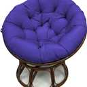 Lifup Water Resistant Papasan Chair Cushion Purple Round 24"