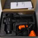 TOLOCO Massage Gun, Deep Tissue Back Massage for Athletes for Pain Relief, Percussion Massager with 10 Massages Heads & Silent Brushless Motor, Christmas Gifts for Women, Men, Black