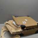 Natural Wooden Rabbit Castle House, Extra Large Bunny Castle for Rabbit Guinea Pig Chinchilla Ferret, Sturdy Bunny House with Stair