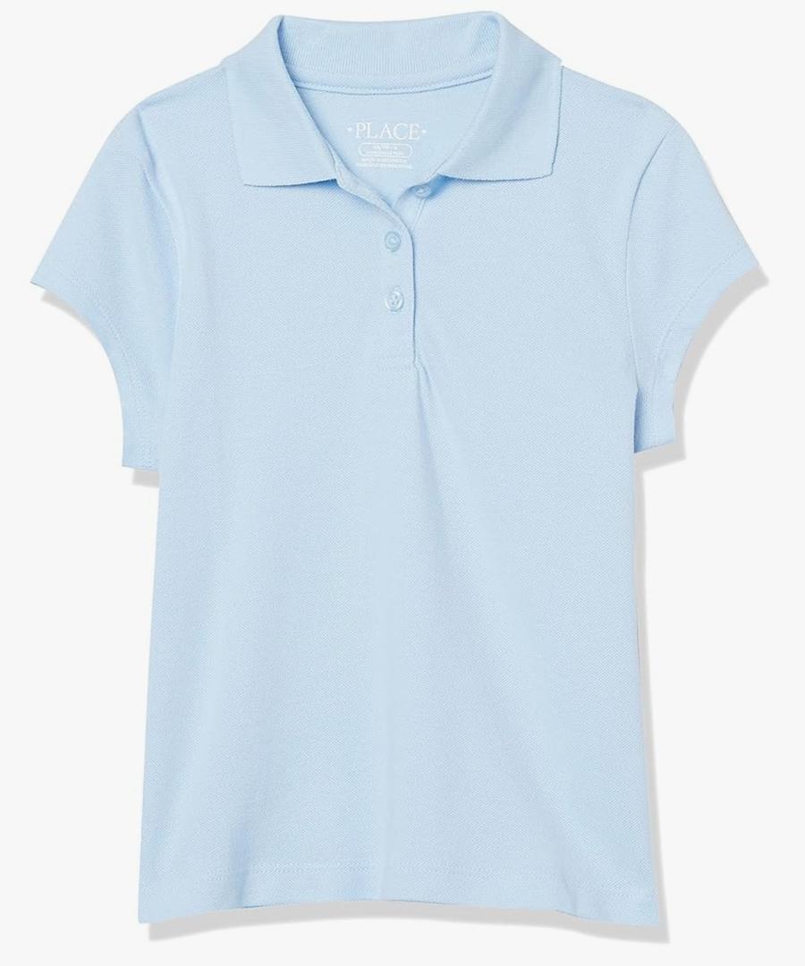 The Children's Place Girls' Uniform Pique Polo, 3T