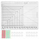 Upgrade Clear Stripology XL Slotted Quilting Ruler, 17-3/4" x 22"