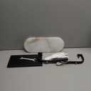 14.17in Alabaster Wall Sconces, Natural Marble Wall Light, Modern LED Alabaster Sconces for Living Room Indoor Wall Lamps for Dining Room Stairs Bedroom, Black, Set of 2