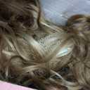 REECHO Curly Clip in Hair Extensions, 4PCS 24 inch Long Hair Extensions Clip ins Lace Weft Natural Hairpieces for Women Daily, Medium Blonde with Highlights