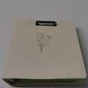 3 Ring Binder with Clipboard,2 Inch Binders with Notepad&5 Dividers with Pockets, Labels,PU Clipboards for School Office(Pink Tulip,Letter Size) (1-beige Tulip)