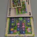 Magnetic Maze 2 in 1 Double Side Color and Number Maze Alphabet Puzzle Board for 3-5 Boys and Girls Kids Montessori Educational Toys (Car, One Size)