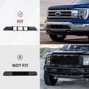 Front Bumper Grille for 2021+ Ford F150, Front Lower Center Bumper Cover Bumper Grille Trim Panel Insert for Ford F-150 2021 2022 2023 Accessories, Replacement ML3Z17B968BB, ML3Z17B968BA