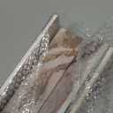 Large Stone Drying Mat for Kitchen Counter - 23.4" x 15.4" Quick Drying Foldable Dish Drying Mat - Super Absorbent Diatomaceous Earth Mat - Stone Dish Drying Mat for Cups Bottles (Sandstone)