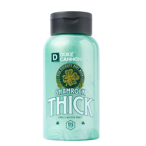 Duke Cannon Shamrock THICK Wicked Minty Body Wash Extra-Thick, Hydrating Men's Body Wash with Refreshing Mint Scent, 17.5 oz 