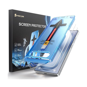 MAGIC JOHN for Samsung Galaxy S26 Ultra Screen Protector 6.9 inch, Fast Easy Installation, Auto Dust-Elimination, 9H Tempered Glass HD, Fingerprint Unlock, Bubble Free, Anti-Scratch, 2 PACK