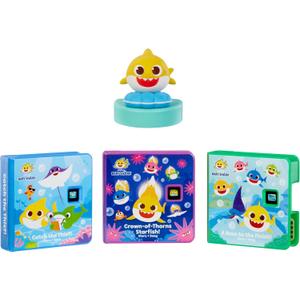 Little Tikes Story Dream Machine Baby Shark Heroes Collection, Storytime, Books, Audio Character, Toy Gift for Toddlers, Kids Girls Boys Ages 3+