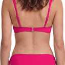 Beautikini Period Swimwear for Teens Two Piece Tie Leakproof Swimsuit Menstrual Drawstring Bikini Set Bathing Suits for Girls (Pink, XS)