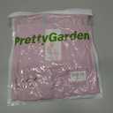 PRETTYGARDEN Women's 2025 Fashion Trendy Fall Long Sleeve Dresses Ruched Flowy Elegant Modest Boho Casual Beach Maxi Dress (Red, L)