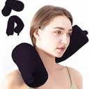 Hxcxrst Travel Pillow-Twist Memory Foam Neck Pillow Support Pillow, Used for Neck, Chin, Waist and Leg Support-Suitable fo Airplanes, Buses, Trains.