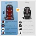 COMFIER Vibration Back Massager Seat Cushion with Heat,10 Motors Massage Chair Pad,Chair Massager for Pain Relief at Office/Home,Mothers Day Gifts for Mom Dad