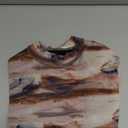 AVZXSA Women's Mesh Long Sleeve Bodysuit Sexy Mock Neck Printed Body Suit Lined One Piece Jumpsuit Going Out Tops XL