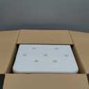 Drive Medical Shower Chair with Back & Padded Arms - Adjustable Height Bath Seat for Safety & Comfort - Lightweight Aluminum Construction- 350 Lb Capacity - White