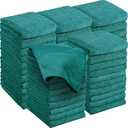 36 Packs of Bleach Proof Towels Microfiber Absorbent Salon Towels Bleach Resistant Salon Hand Towels for Gym, Bath, Spa, Shaving, Shampoo, Home Hair Drying, 16 x 28 Inches (Dark Green)
