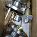 RAFECIEE Privacy Door Knob Keyless Door Knobs Interior with Lock Bathroom Door Knob with Lock Satin Nickel Doorknob