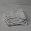 sancua 6 Pack Round Tablecloth 90 Inch White, Stain and Wrinkle Resistant Table Cloth - Washable Polyester Table Cover for Dining Tables, Buffet Parties and Camping (6 Pack 90" (Round), White)