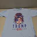 Women Yes I'm A Trump Girl Get Over It Trump 2024 Election T-Shirt, S