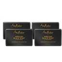 SheaMoisture African Black Soap with Shea Butter, Skin Care, Acne Prone Skin, African Black Soap Face Wash, Shea Moisture Soap, Authentic African Black Soap Bar for Face and Body (4 Pack – 3.5 Oz Ea)