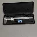 Digital Caliper Measuring Tool, 6 Inch Vernier Caliper Digital Micrometer with Extra Large LCD Screen, Switch from Inch Metric Fraction, Stainless Steel Caliper Measuring Tool for DIY/3D Printing