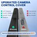 Miracase Magnetic for iPhone 17 Pro Case, Compatible with MagSafe, Integrated Silicone Camera Control Cover, 3.0mm Thicken Shockproof Drop Protection Phone Case for 17 Pro,Black
