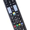 AA59-00580A Replace Remote Fit for Samsung UN32EH5300 UN32EH5300F UN32EH5300FXZA UN40EH5300F UN40ES6100F UN40ES6100FXZA UN40ES6150F UN46ES6100F UN46ES6150 UN46ES6150F UN50EH5300 LCD LED TV
