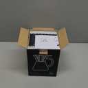 Coffee Gator Pour Over Coffee Maker - 14oz High Heat Borosilicate Glass with Reusable Stainless Steel Filter, Drip Coffee Brewer Pourover Dripper Set Carafe, 400ml Clear