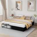 Tyndall 10 Inch King Size Box Spring, High Profile Metal King Bed Base