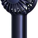 SWEETFULL Mini Portable Fan Powerful Handheld Fan Rechargeable,3 Speeds Personal Small Hand Fan for Travel Makeup Eyelash Fan for Stylish Kids Girls Women USB Cute Design Blue