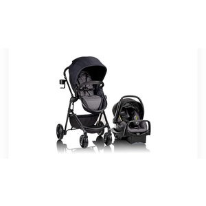 Evenflo Pivot Modular Travel System with LiteMax Infant Car Seat (Casual Gray)