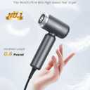 Dual Voltage Hair Dryer, High-Speed Ionic Blow Dryer for Fast Drying, Travel Compact Hair Blow Dryer with Magnetic Curly Diffuser for Home, Portable Hairdryer International 100-240V