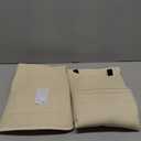 Front Bottom Seat Cover for Cars, 2-Pack Luxury Faux Leather Car Bottom Seat Cover Auto Seat Cushion, Anti-Slip, Waterproof, Universal Fit, Beige