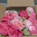 MARTINE MALL 12 Packs Peonies Artificial Flowers, Mixed Pink Artificial Peonies, Silk Peonies Flowers Fake Peonies Artificial Flowers Peonies Bouquet for Centerpiece Table Wedding Party Home Decor