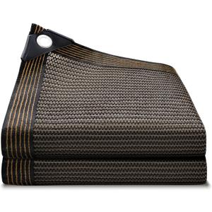 90% Coffee Brown Shade Cloth, 6.5x10FT Resistant Garden Sun Shade Net, Durable Mesh Shade Tarp with Reinforced Grommets for Greenhouse, Plant, Chicken Coop, Pergola, Canopy