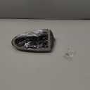 Car Shark Fin Antenna Cover, Vehicle Top Roof Aerial AM FM Signal Base with Adhesive Tape, Automotive Roof Mount Decorative Antenna Cap Replacement, Universal for Sedan Truck SUV (Black)