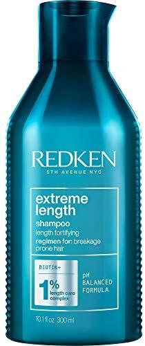 Redken Extreme Length Shampoo | Infused With Biotin | For Hair Growth | Prevents Breakage & Strengthens Hair, 300ml