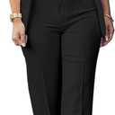 HuiSiFang Womens Fall Fashion 2 Piece Blazer Sets Open Front Blazers and Slim Fit Pants Suits Set (Medium)