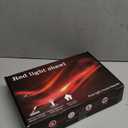 Cholas Red Light Therapy for Body, 3-in-1 Near Infrared Red Light Therapy for Shoulder Back Neck, 660nm and 850nm Wearable Red Light Pad with 3 Light Modes, 5 Brightness, 9 Timer for Office Home Use (Black)