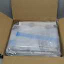 Amazon Basics Vacuum Storage Bags for Clothes, Space Saving Compression Storage Bags with Hand Pump, Heavy Duty, Stackable, Jumbo Size, Clear, 6-Pack