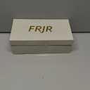 FRJR Women's Rhinestone Sandals Lace Up Slingback Square Open Toe Heels Sparkling Sandals with Stiletto Buckle Strap for Dress Party Prom Wedding High Heeled Shoes Beige 6.5, Was used