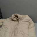 Xiaoxuemeng Womens Quilted Puffer Jacket Zip Up Lightweight Padded Coat Outwear (Medium, Khaki)