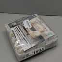 WITSHOCK 2x3 Washable Entry Area Rugs Doormat: Non Slip Rubber Backing Carpet - Low Pile for Kitchen Door Mat Indoor Entrance - Stain & Fade Resistant for Pet & Kids Friendly, Light Blue/Light Ivory/Beige